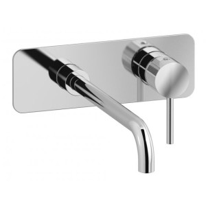 INDUSTRIA WALL-MOUNTED BASIN MIXER WITH CLICK-CLACK DRAIN CM 24.5 IB RUBINETTERIE INDUSTRIA WALL-MOUNTED BASIN MIXER WITH CLICK-CLACK WASTE CM 24.5