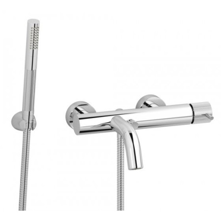 IB RUBINETTERIE INDUSTRIA EXTERNAL BATHTUB MIXER WITH SHOWER KIT AND SPOUT