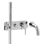 IB RUBINETTERIE INDUSTRIA WALL-MOUNTED BATHTUB MIXER WITH SPOUT