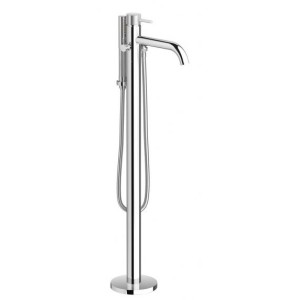 IB RUBINETTERIE INDUSTRIA FLOOR-MOUNTED BATHTUB MIXER WITH HAND SHOWER