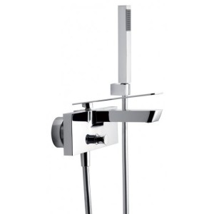 IB RUBINETTERIE K3 WALL-MOUNTED BATHTUB MIXER WITH SHOWER KIT