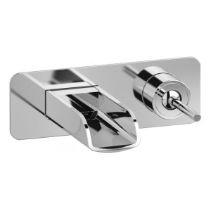 IB RUBINETTERIE LOVEME WALL-MOUNTED BASIN MIXER COMPLETE WITH AUTOMATIC DRAIN