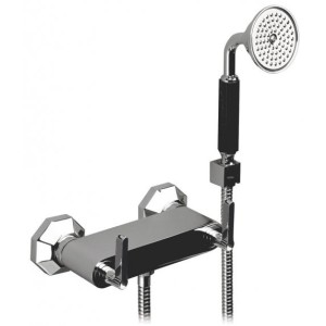 IB RUBINETTERIE BELMONDO EXTERNAL WALL-MOUNTED SHOWER MIXER COMPLETE WITH SHOWER KIT