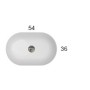 GLOBO T-EDGE LAVABO 54X36 DA APPOGGIO