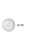 GLOBO T-EDGE LAVABO TONDO Ø 45 DA APPOGGIO