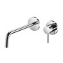 LIGHT BUILT-IN BASIN MIXER L. 17.5CM W/O PLATE