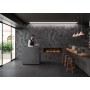 IMPRONTA ITALGRANITI ICONE BLEU NOIR 80X80