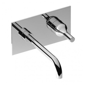 IB RUBINETTERIE BATLO' WALL-MOUNTED BASIN MIXER COMPLETE WITH DRAIN CM 21.1