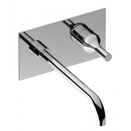 IB RUBINETTERIE BATLO' WALL-MOUNTED BASIN MIXER COMPLETE WITH DRAIN CM 24.6