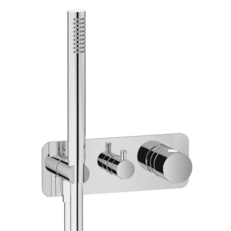 IB RUBINETTERIE ONLYONE SHOWER MIXER WITH THREE-WAY DIVERTER FOR WALL WITH BUILT-IN PART