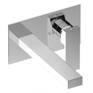 IB RUBINETTERIE RUBACUORI WALL-MOUNTED BASIN MIXER - SPOUT 217 MM