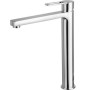 RINGO MISCELATORE LAVABO PROLUNGATO C/SCARICO CLIC CLAC