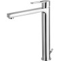 RINGO MISCELATORE LAVABO PROLUNGATO C/SCARICO AUTOMATICO