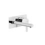 NOBILI ABC WALL-MOUNTED BASIN MIXER L. 15 CM WITH PLATE