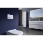 GEBERIT SMYLE SQUARE VASO SOSPESO RIMFREE CON SEDILE SLIM SOFT CLOSE