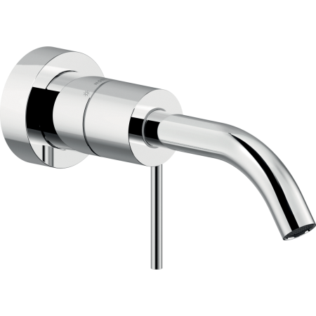 NOBILI VELIS WALL-MOUNTED BASIN MIXER WITH ENERGY SAVING AND CONCEALED PART