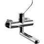 CANDY WALL-MOUNTED SINK MIXER WITH CLINICAL LEVER