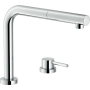 NOBILI ACQUERELLI SINK MIXER WITH RETRACTABLE SPOUT AND PULL-OUT SPRAY
