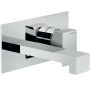 NOBILI MIA WALL-MOUNTED BASIN MIXER WITHOUT DRAIN