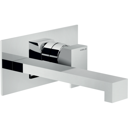 NOBILI MIA WALL-MOUNTED BASIN MIXER WITH LONG SPOUT WITHOUT DRAIN