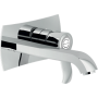 NOBILI SOFì WALL-MOUNTED BASIN MIXER WITH LONG SPOUT WITHOUT DRAIN
