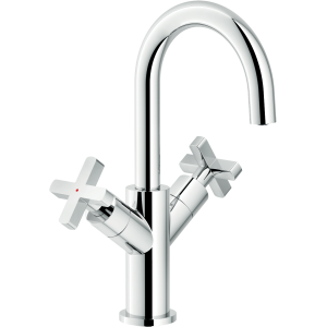 NOBILI LIRA BASIN MIXER WITH CLICK CLACK WASTE