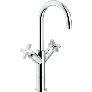 NOBILI LIRA BASIN MIXER TAP WITH CLICK CLACK WASTE