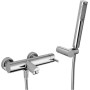 STICK EXTERNAL BATHTUB MIXER WITH ADJUSTABLE SHOWER SET