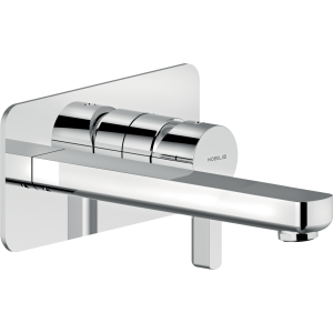 NOBILI UNO WALL-MOUNTED BASIN MIXER WITH LONG SPOUT