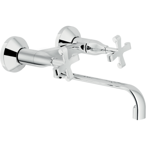 NOBILI CARLOS PRIMERO WALL-MOUNTED TWO-HANDLE KITCHEN MIXER TAP