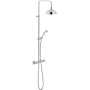 NOBILI SHOWER COLUMN WITH EXTERNAL THERMOSTATIC MIXER AND TELESCOPIC RAIL