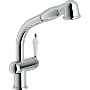 NOBILI ANTICA SINGLE-LEVER KITCHEN MIXER WITH SPRAY HEAD