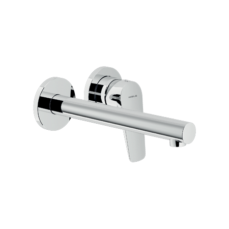NOBILI SKY WALL-MOUNTED BASIN MIXER WITH LONG SPOUT WITHOUT DRAIN