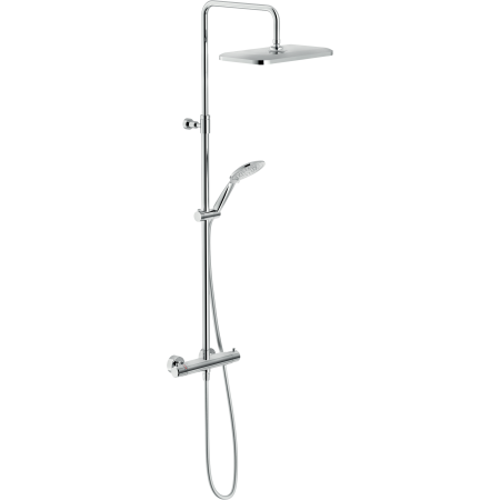 NOBILI THICE SHOWER COLUMN WITH EXTERNAL THERMOSTATIC MIXER WITH COOL BODY AND TELESCOPIC RAIL