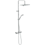 NOBILI THICE SHOWER COLUMN WITH EXTERNAL THERMOSTATIC MIXER WITH COOL BODY AND TELESCOPIC RAIL