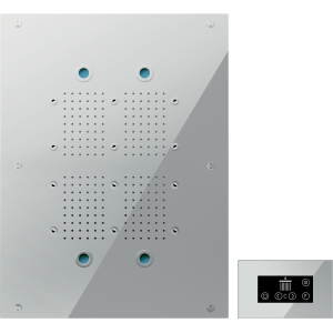 NOBILI NOBILI SOFFIONE RECESSED SHOWER HEAD WITH CHROMOTHERAPY