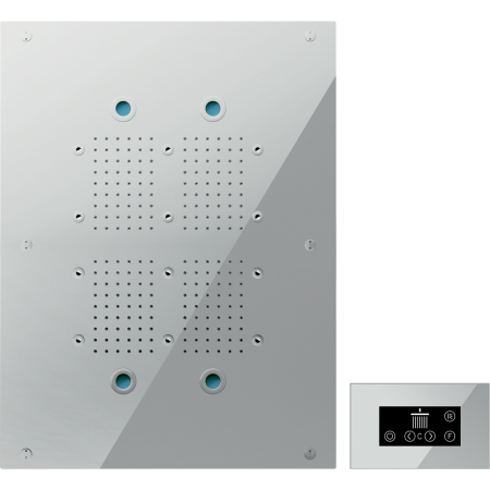NOBILI NOBILI SOFFIONE RECESSED SHOWER HEAD WITH CHROMOTHERAPY