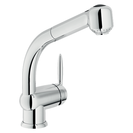 NOBILI OVETTO KITCHEN MIXER WITH PULL-OUT SPRAY