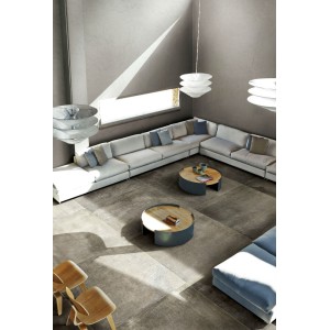 REX CERAMICHE MATIERES GRIS STRUTTURATO 40X80 RETTIFICATO 9mm