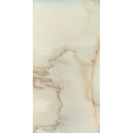 REX CERAMICHE LES BIJOUX ONYX BLANCHE GLOSSY 60X120 RETTIFICATO 6mm