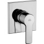 RED SHOWER MIXER WITHOUT DIVERTER