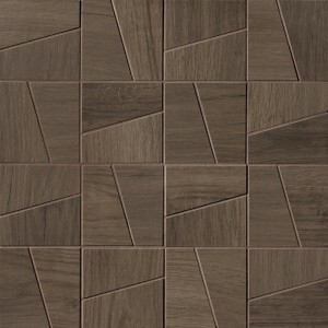 FAP CERAMICHE FAPNEST BROWN SLASH MOSAICO MATT 30X30