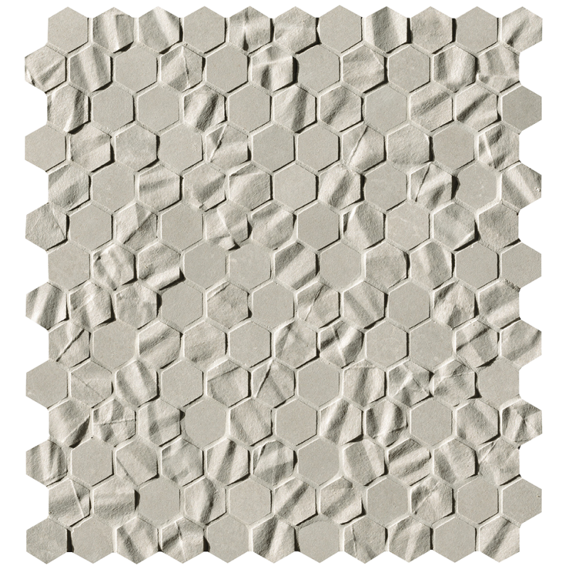 FAP CERAMICHE BLOOM GREY STAR ESAGONO MOSAICO 29,5X32,5