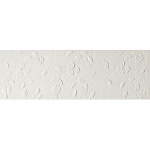 FAP CERAMICHE LUMINA 91.5 FLOWER WHITE MATT 30.5X91.5 RETTIFICATO