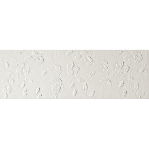 FAP CERAMICHE LUMINA 91.5 FLOWER WHITE MATT 30.5X91.5 RETTIFICATO