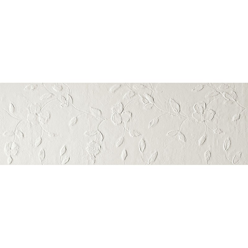 FAP CERAMICHE LUMINA 91.5 FLOWER WHITE MATT 30.5X91.5 RETTIFICATO