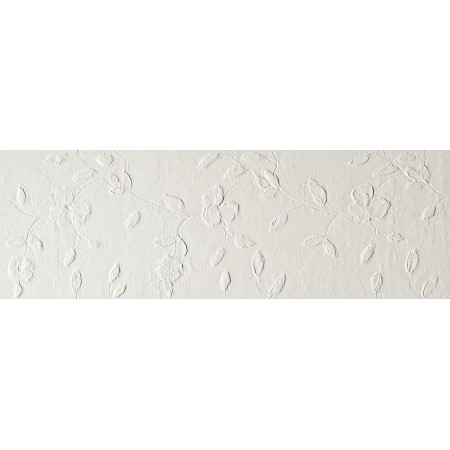 FAP CERAMICHE LUMINA 91.5 FLOWER WHITE MATT 30.5X91.5 RETTIFICATO