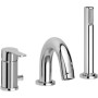 RED BATHTUB EDGE MIXER