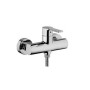 RED EXTERNAL SHOWER MIXER WITHOUT SHOWER SET