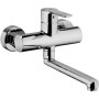 RED WALL-MOUNTED SINK MIXER TAP